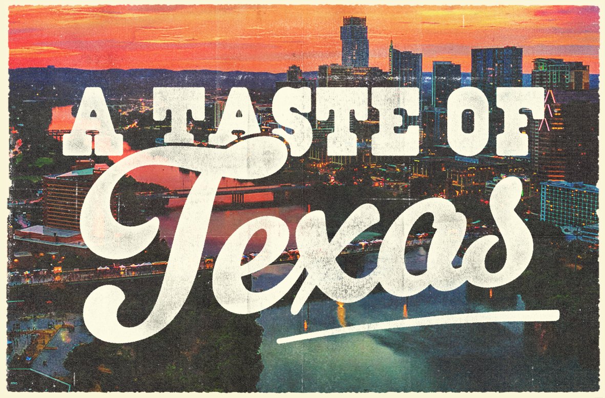a taste of texas banner
